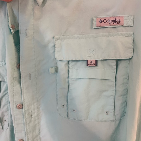 Columbia Long Sleeve PFG shirt Large great SPF for arms and chest- breathable. - Picture 4 of 8